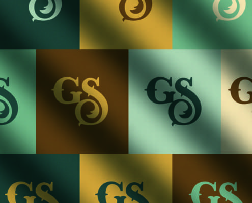 The new logo and branding suite for Gulf States Engraving and Sign Company, designed by Here Molly Girl